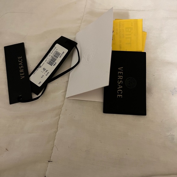 Versace Color Block Open Toe Patent Wedge Platform Women’s Heels - Picture 4 of 12